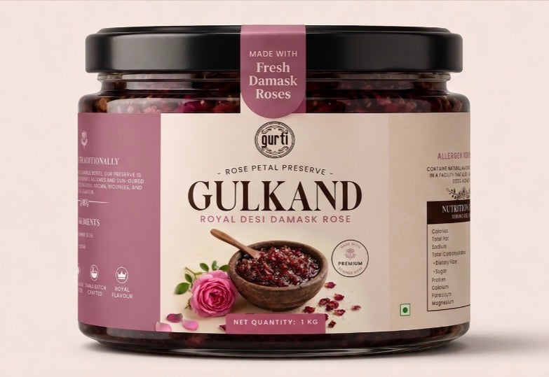 Damask Rose Gulkand (Mishri)