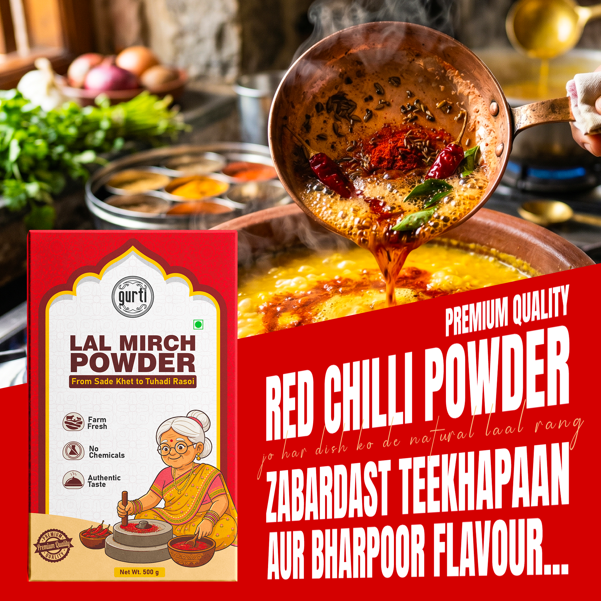 Organic Chilli Powder 250g