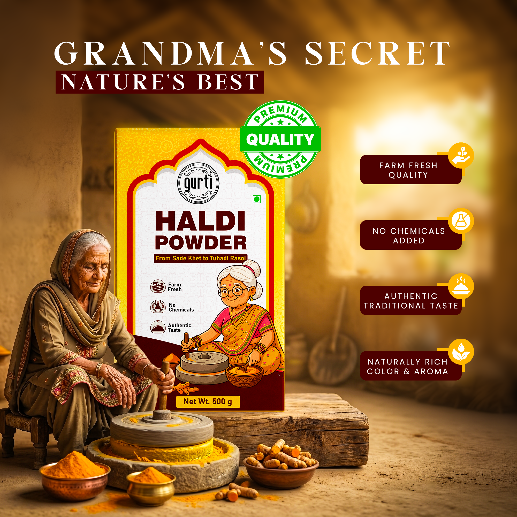 Organic Turmeric Powder 250g
