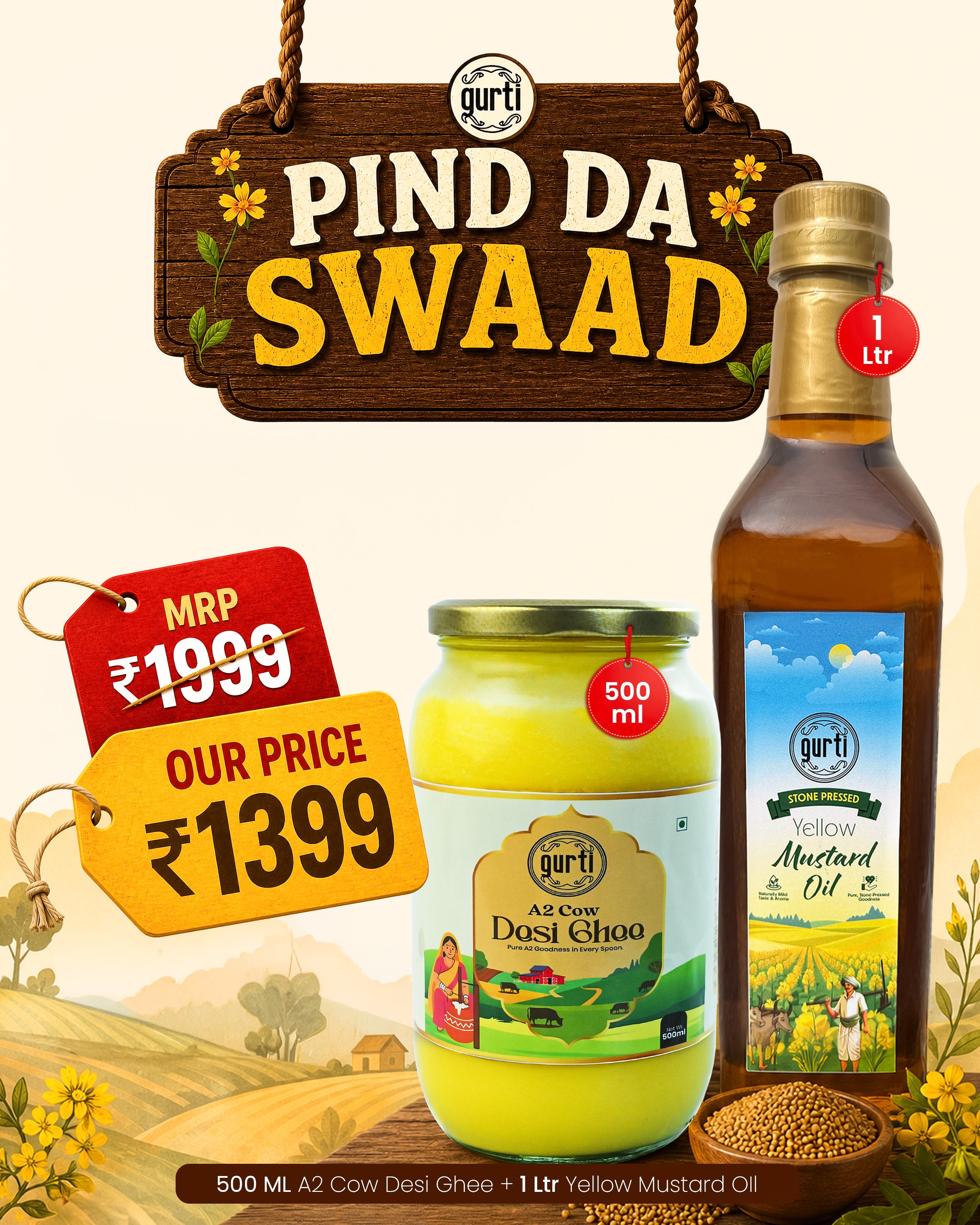 Pind Da Swaad Combo Pack (Super-saving)